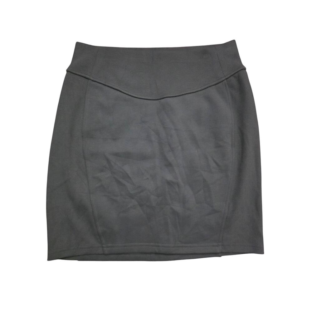 Lululemon Scuba High-Rise Mini Skirt Grey Eucalyptus Green Size Small